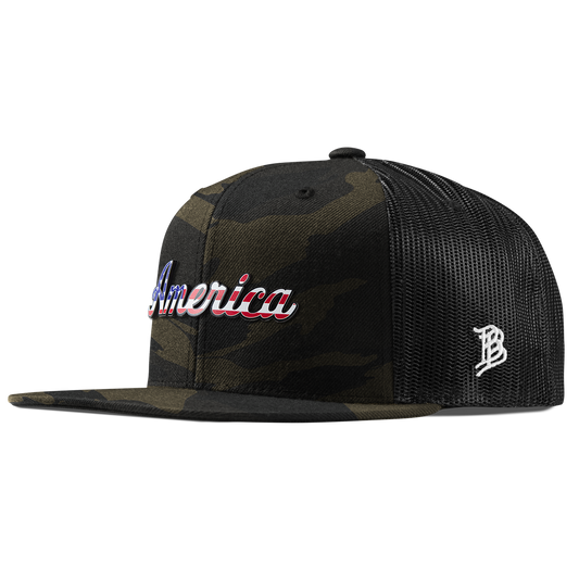 America Flat Trucker Multicam