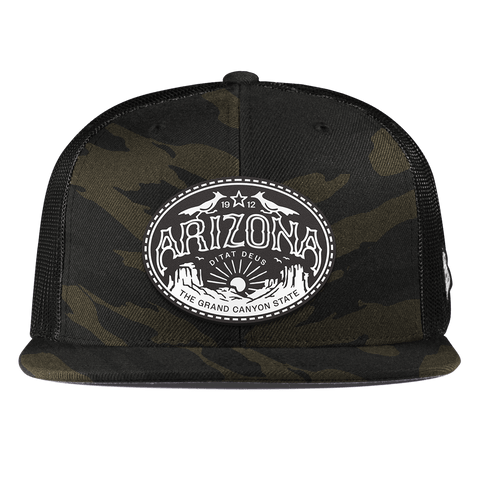 Arizona Traveler Flat Trucker Midnight Camo