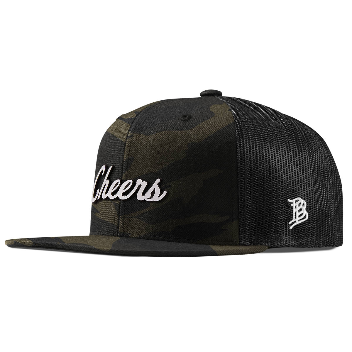 Cheers Flat Trucker Midnight Camo