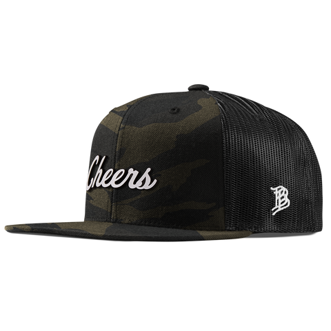 Cheers Flat Trucker Midnight Camo
