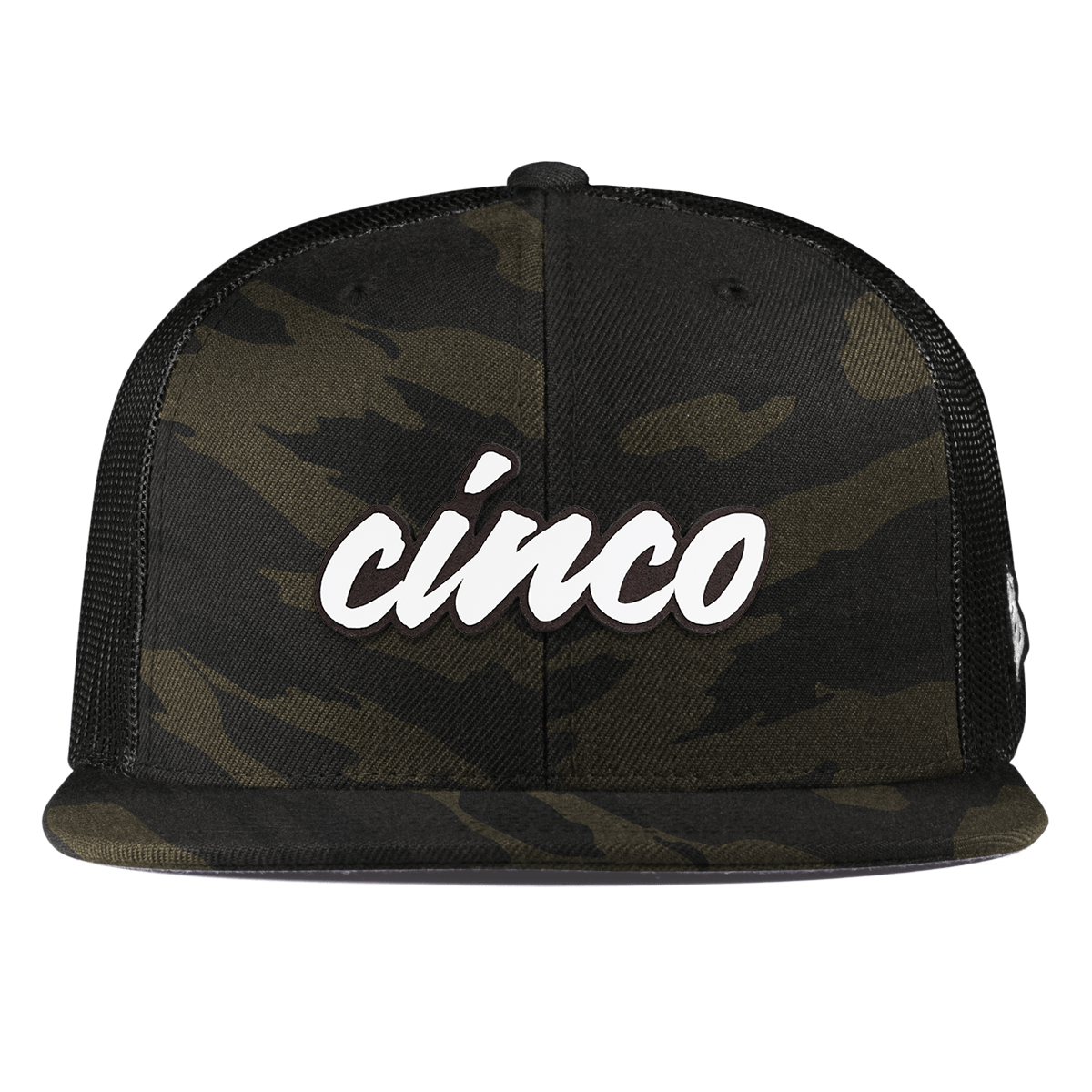 Cinco Script Flat Trucker Midnight Camo