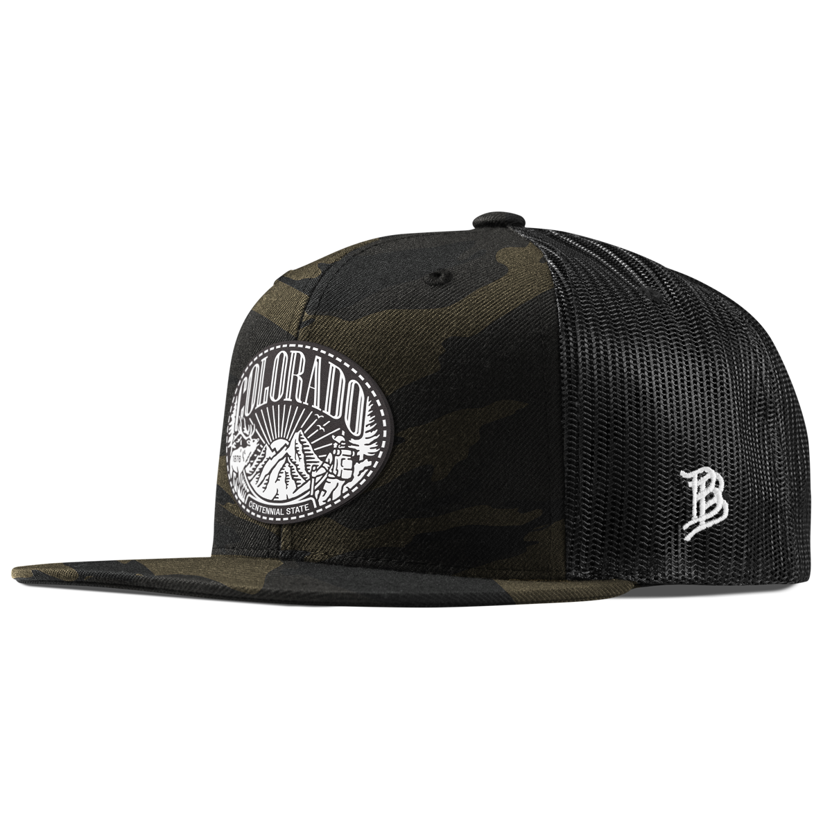 Colorado Traveler Flat Trucker Midnight Camo