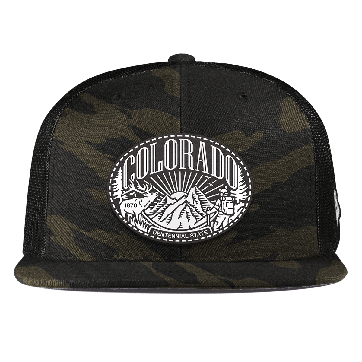 Colorado Traveler Flat Trucker Midnight Camo