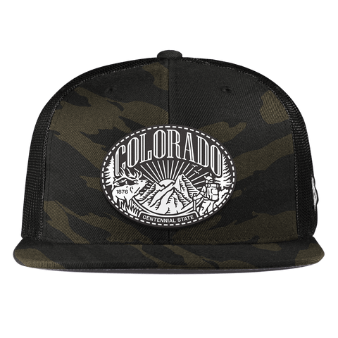 Colorado Traveler Flat Trucker Midnight Camo