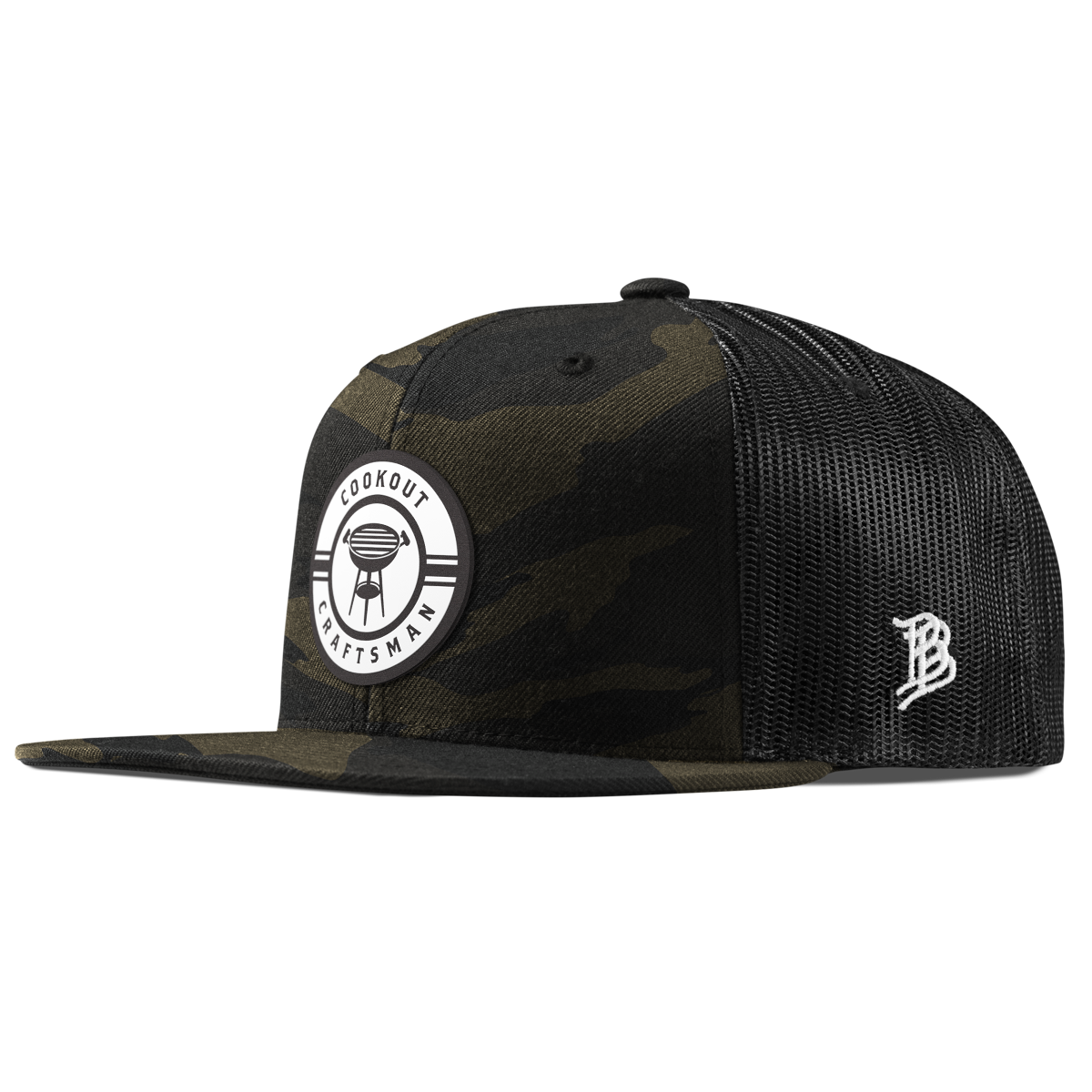 Cookout Craftsman Flat Trucker Midnight Camo