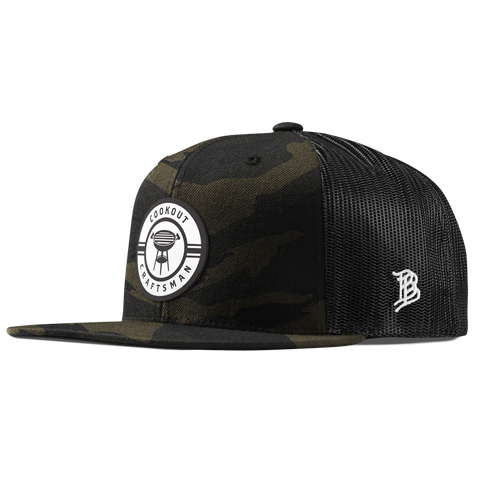 Cookout Craftsman Flat Trucker Midnight Camo
