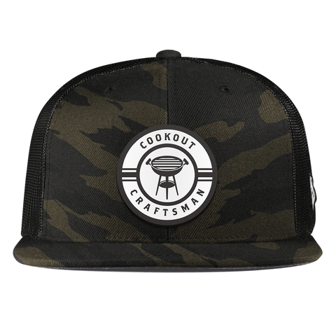 Cookout Craftsman Flat Trucker Midnight Camo