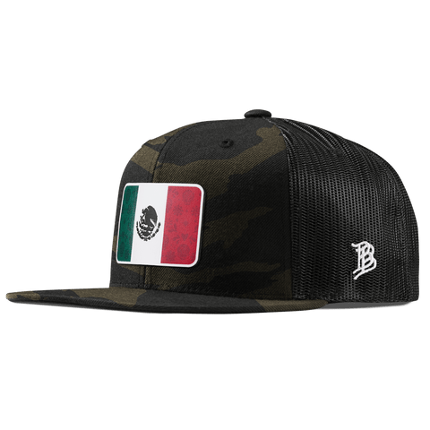 Fiesta Flag Flat Trucker Midnight Camo