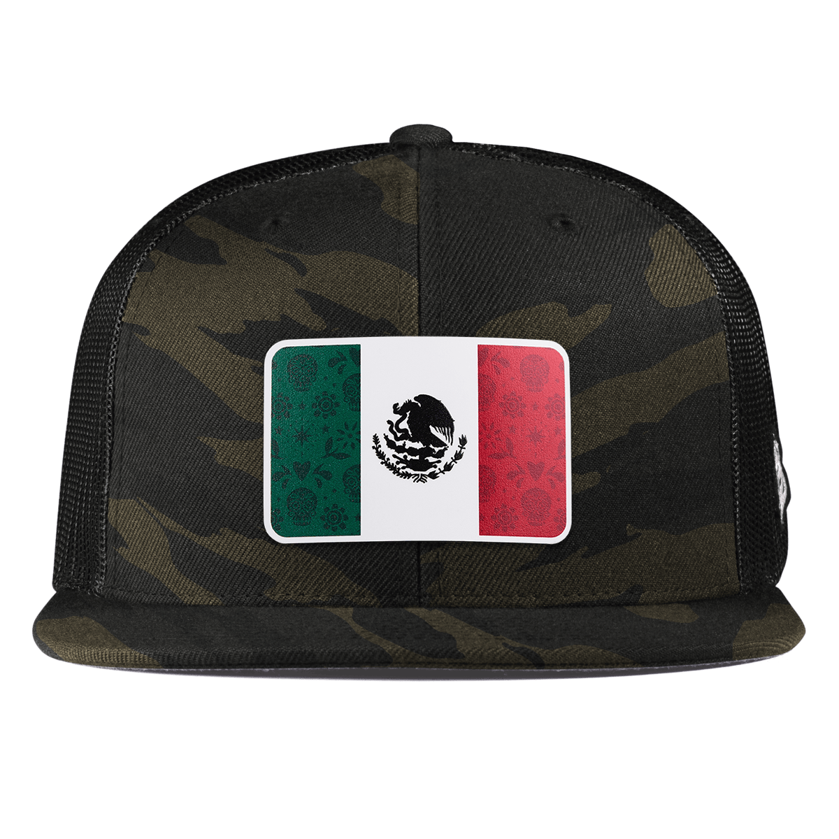 Fiesta Flag Flat Trucker Midnight Camo