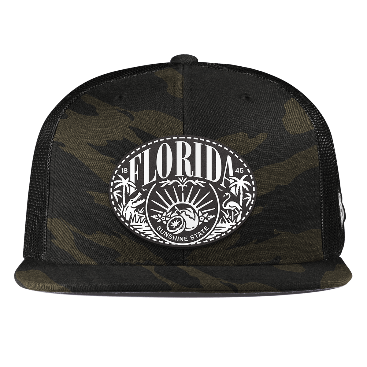 Florida Traveler Flat Trucker Midnight Camo