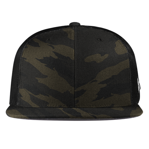 Bare Flat Trucker Midnight Camo Front