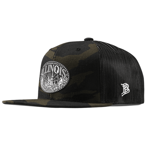 Illinois Traveler Flat Trucker Midnight Camo