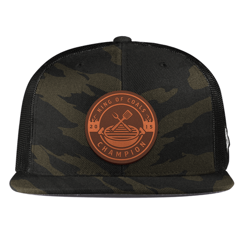 King of Coals Flat Trucker Midnight Camo