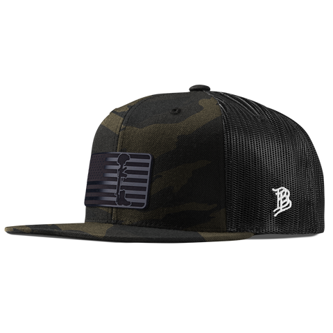 Midnight Memorial Flat Trucker Midnight Camo