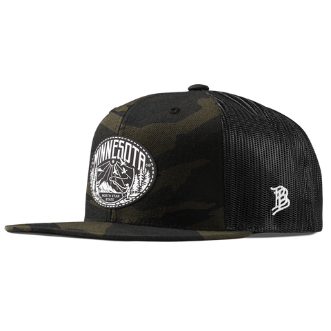 Minnesota Traveler Flat Trucker Midnight Camo