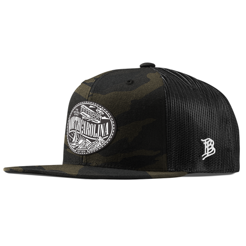 North Carolina Traveler Flat Trucker Midnight Camo