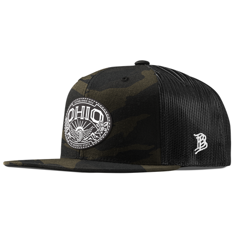 Ohio Traveler Flat Trucker Midnight Camo