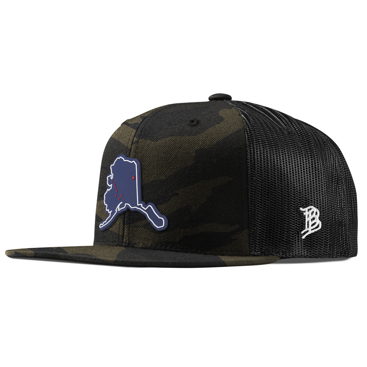 Alaska Patriot Series Flat Trucker Midnight Camo