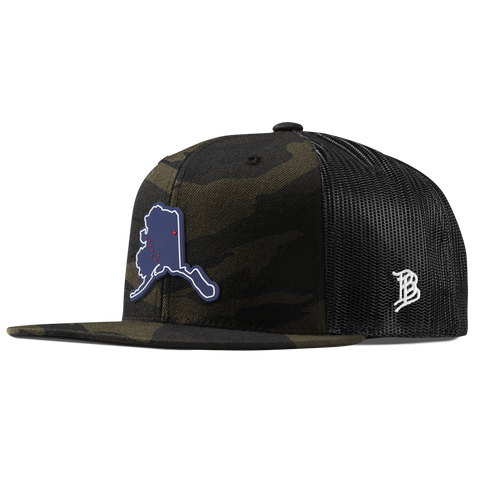 Alaska Patriot Series Flat Trucker Midnight Camo