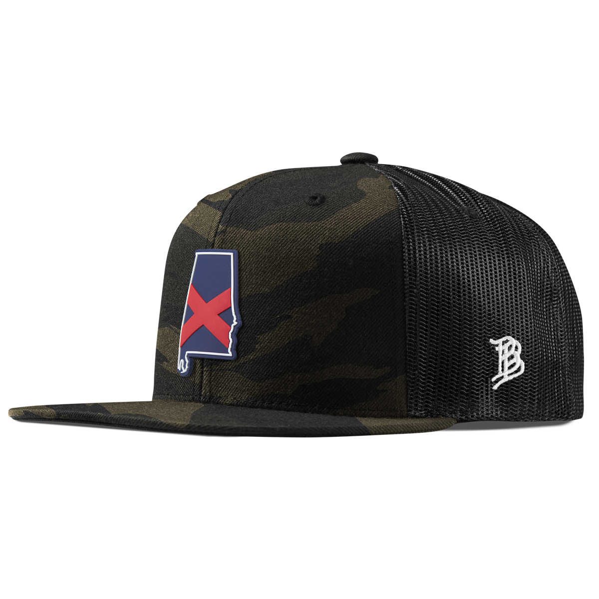 Alabama Patriot Series Flat Trucker Midnight Camo