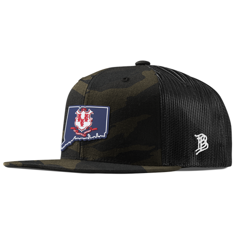 Connecticut Patriot Series Flat Trucker Midnight Camo