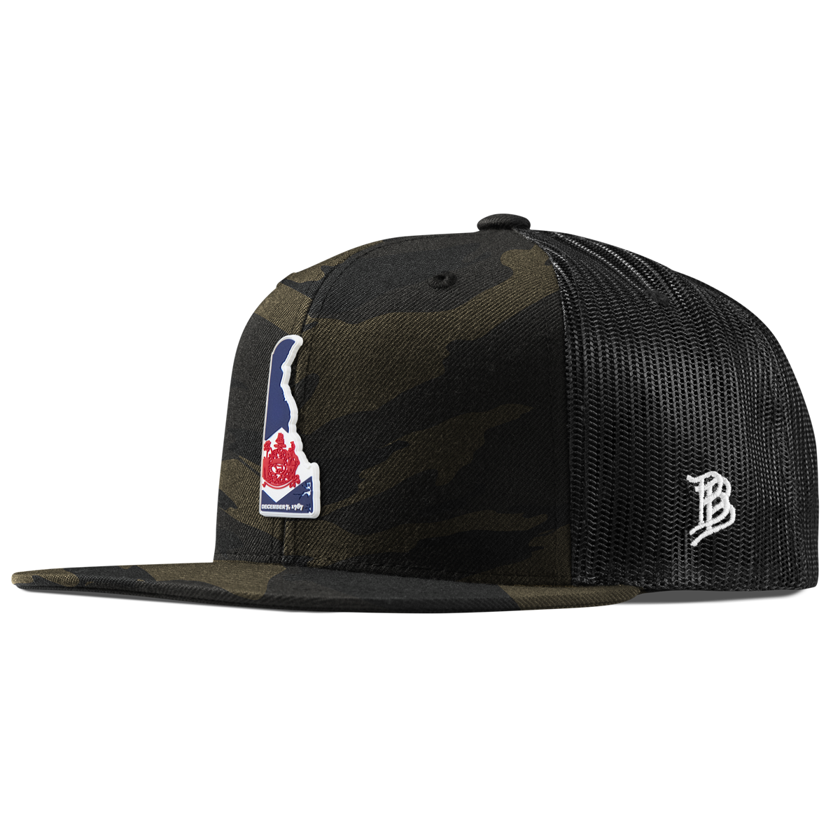 Delaware Patriot Series Flat Trucker Midnight Camo