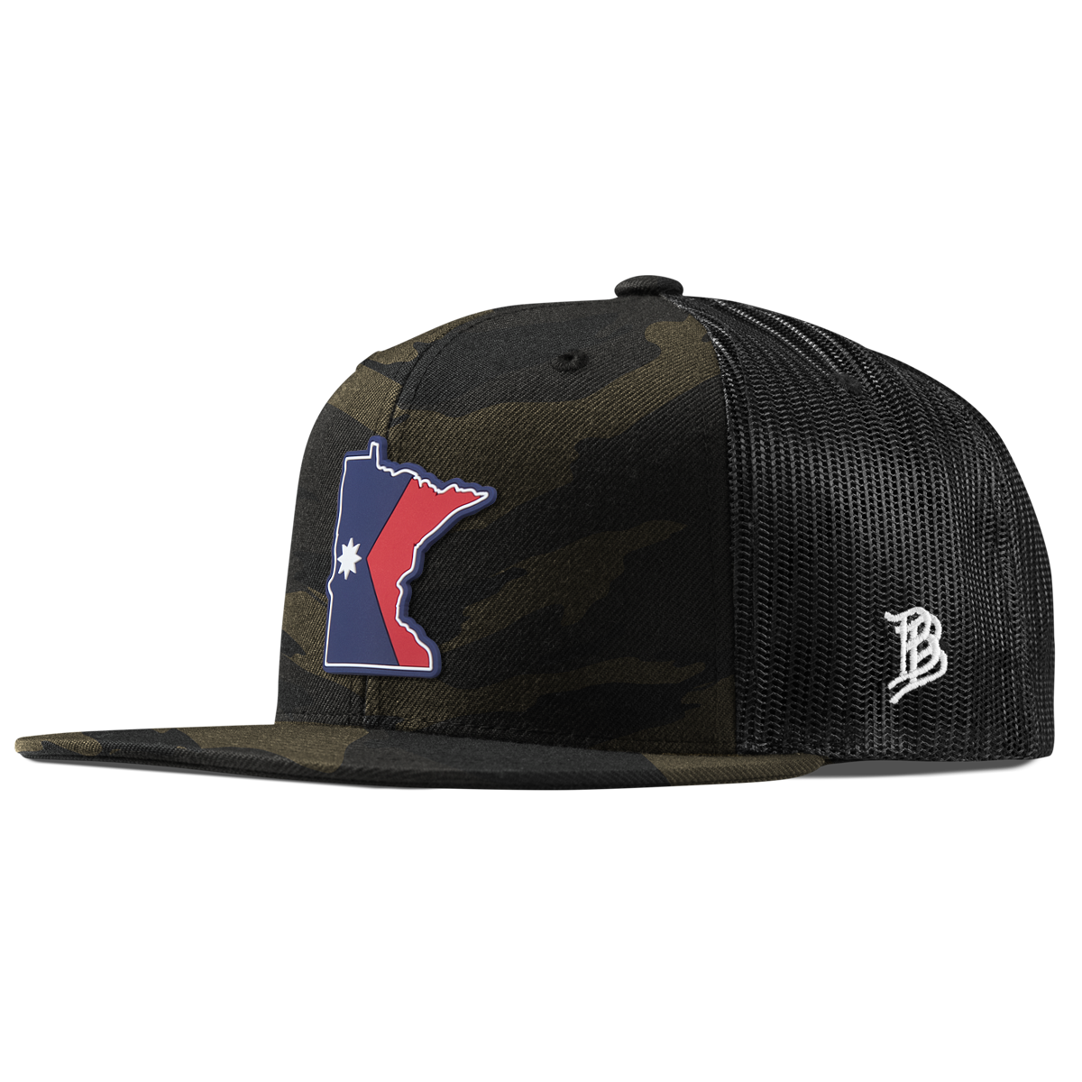 Minnesota Patriot Series Flat Trucker Midnight Camo