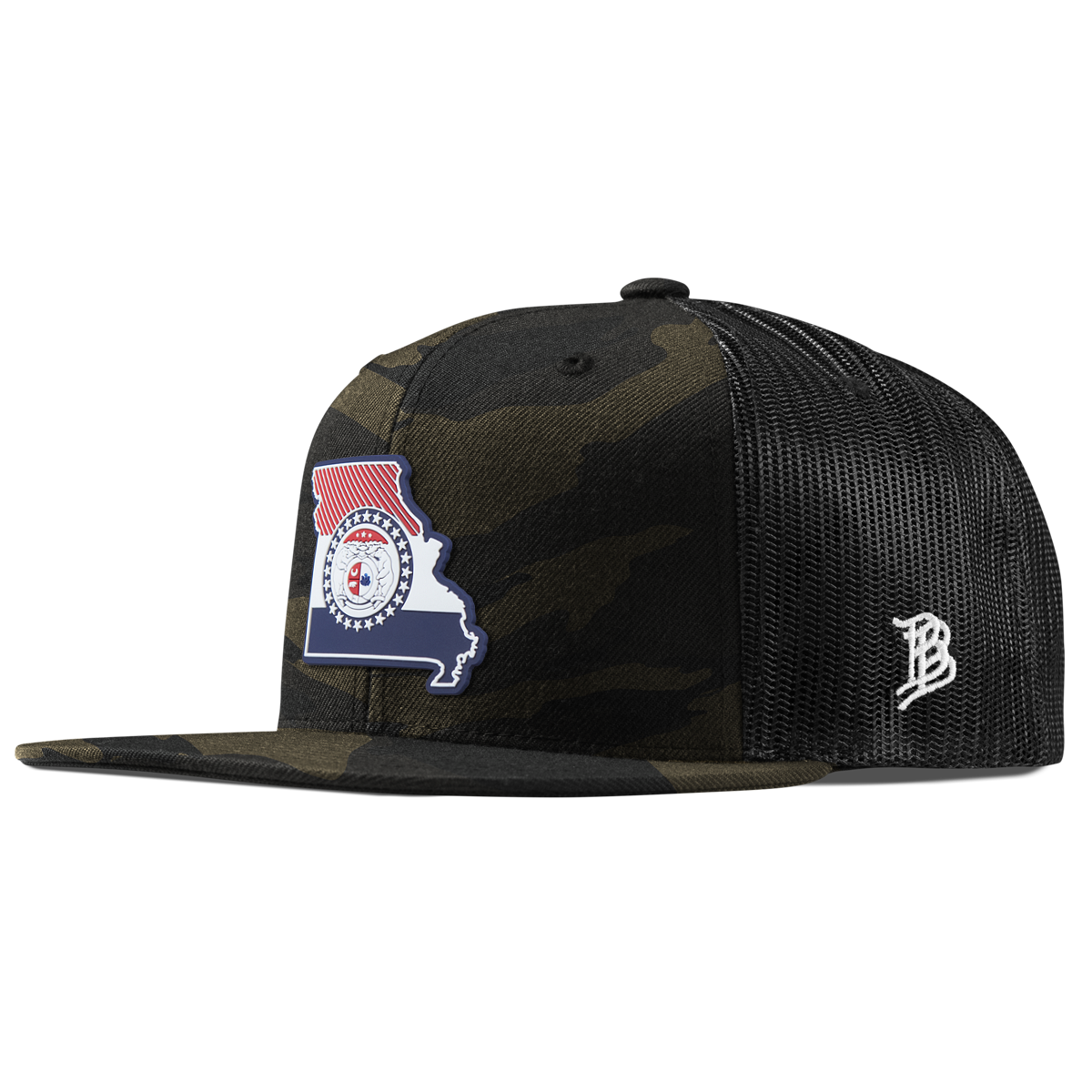 Missouri Patriot Series Flat Trucker Midnight Camo