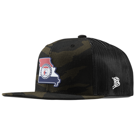 Missouri Patriot Series Flat Trucker Midnight Camo