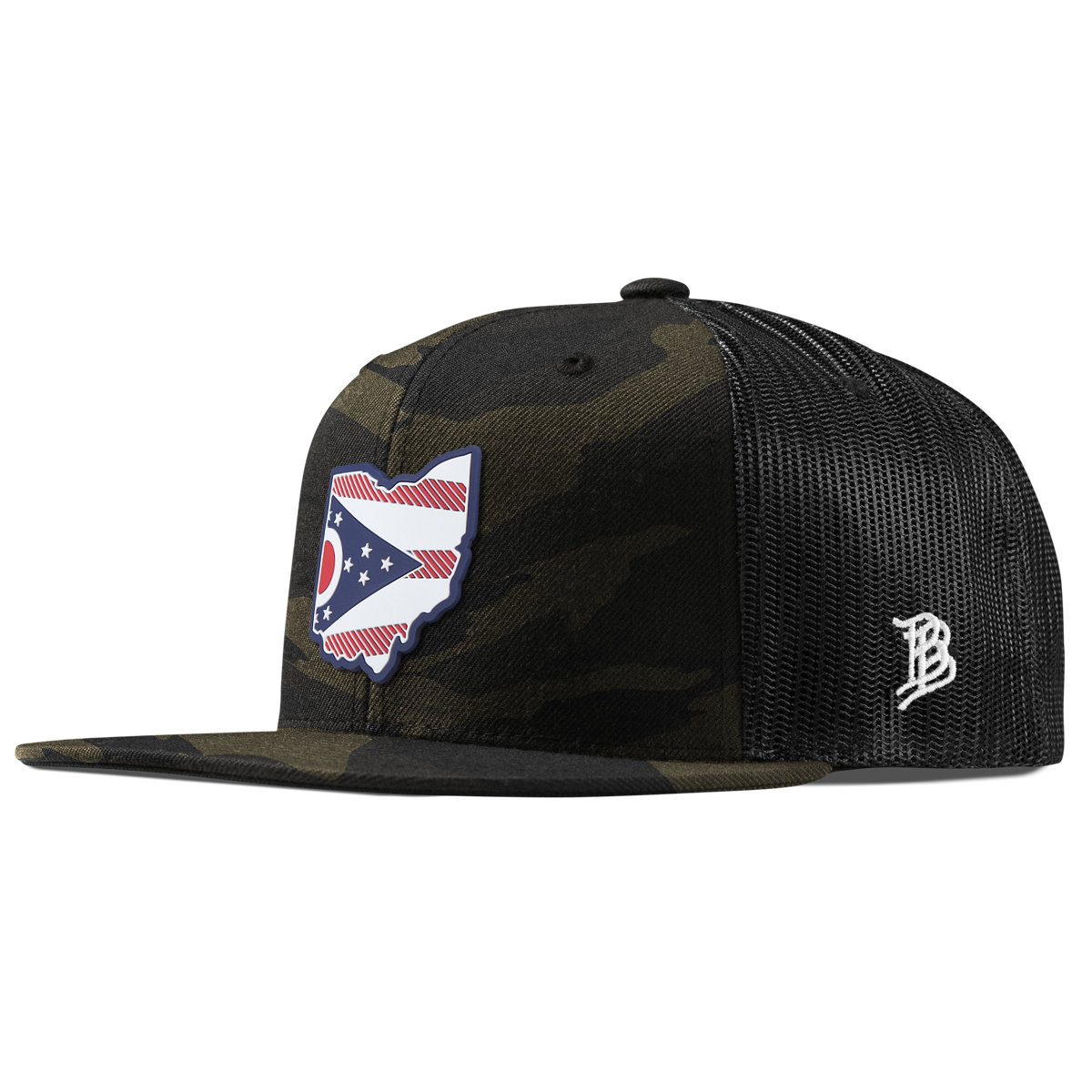 Ohio Patriot Series Flat Trucker Midnight Camo