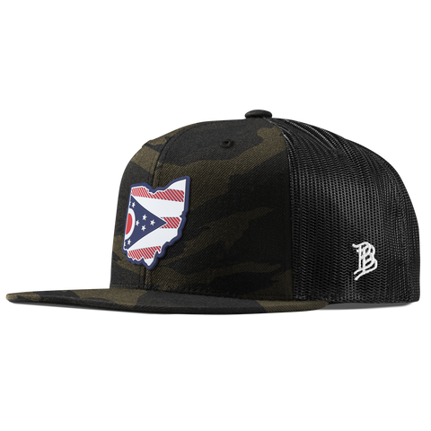 Ohio Patriot Series Flat Trucker Midnight Camo