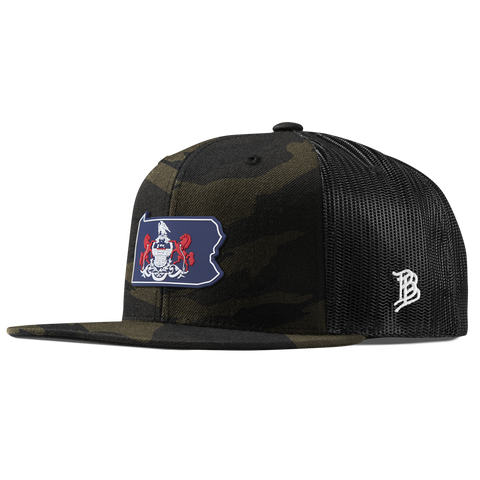 Pennsylvania Patriot Series Flat Trucker Midnight Camo