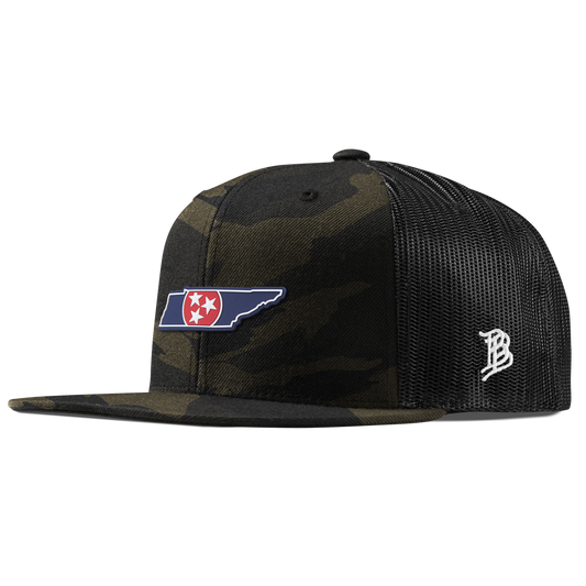 Tennessee Patriot Series Flat Trucker Midnight Camo