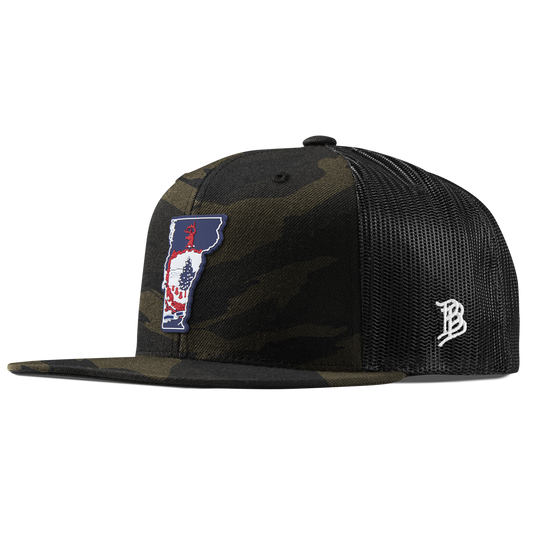Vermont Patriot Series Flat Trucker Midnight Camo