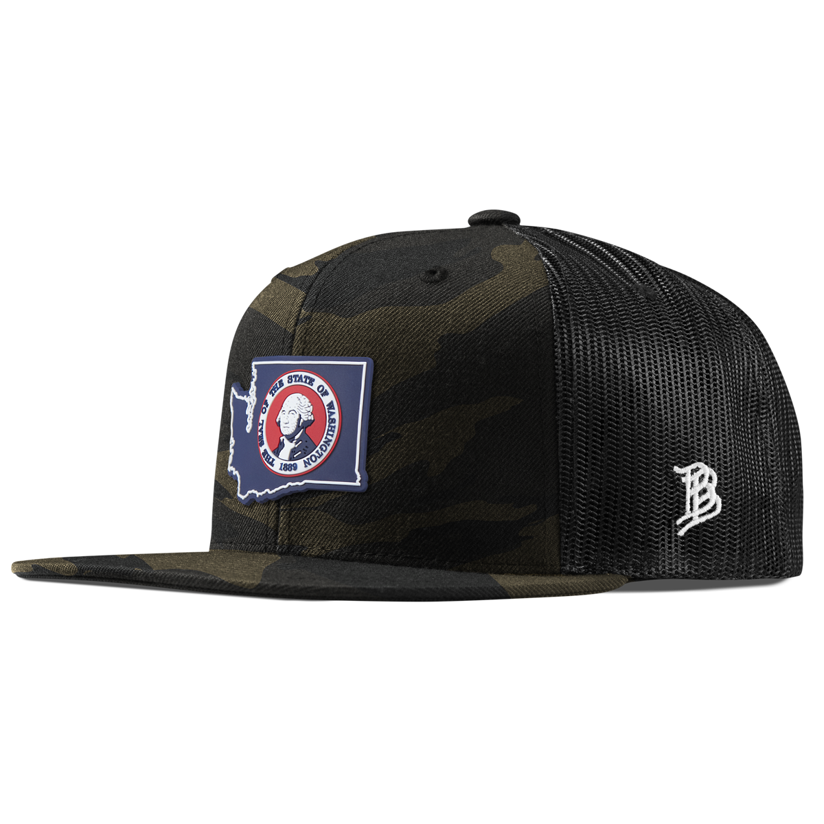 Washington Patriot Series Flat Trucker Midnight Camo