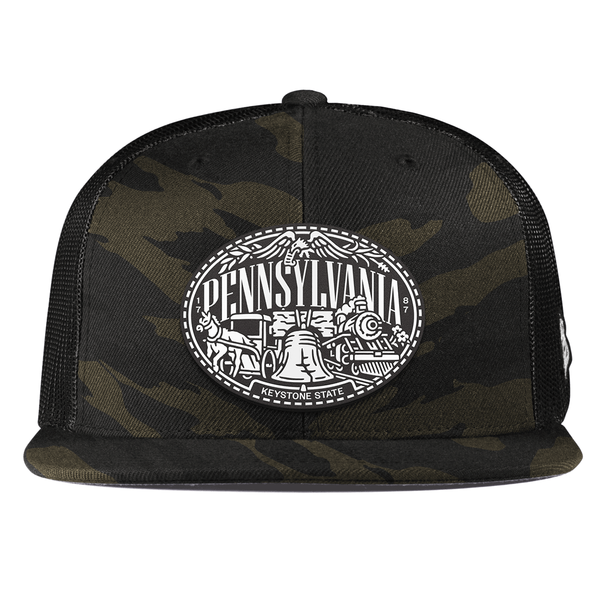 Pennsylvania Traveler Flat Trucker Midnight Camo