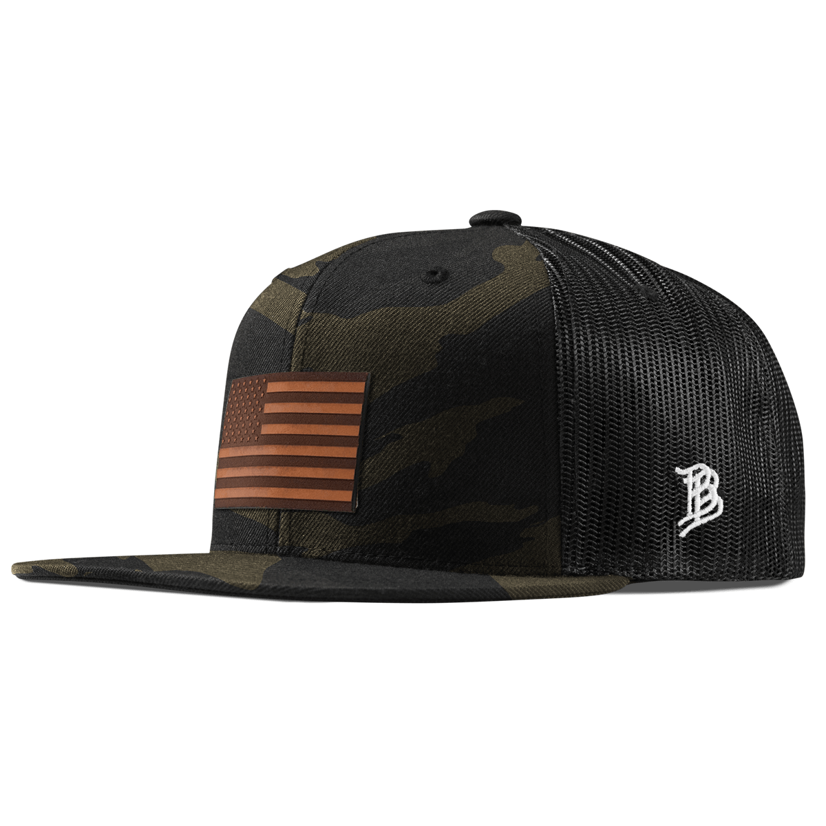Old Glory Flat Trucker Midnight Camo
