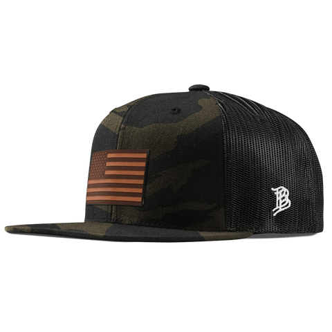 Old Glory Flat Trucker Midnight Camo