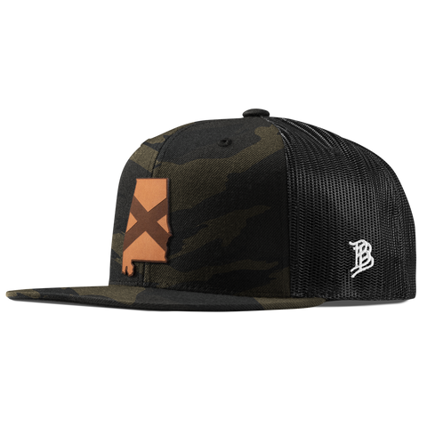 Alabama 22 Flat Trucker Midnight Camo