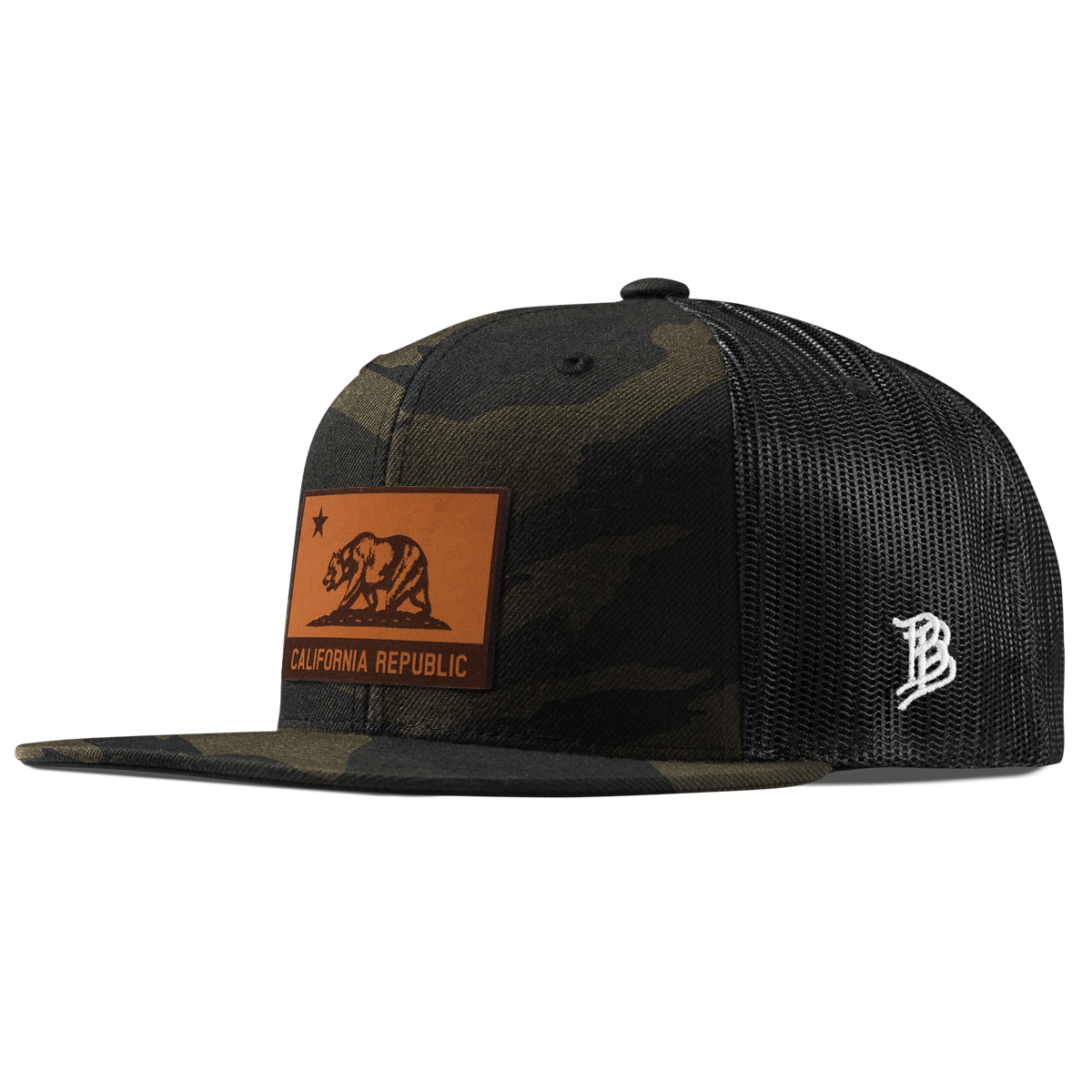 California 31 Flat Trucker Midnight Camo