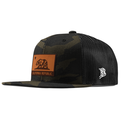 California 31 Flat Trucker Midnight Camo