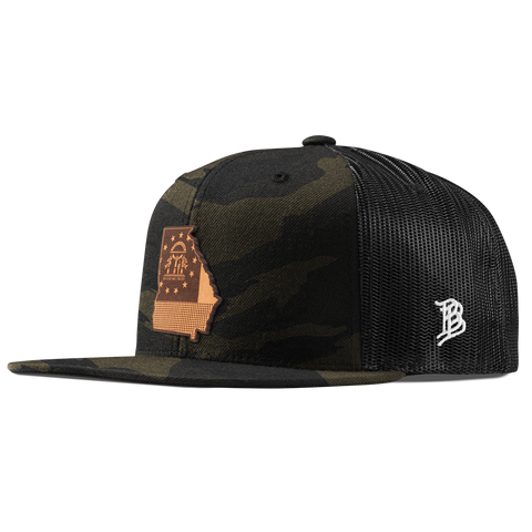 Georgia 4 Flat Trucker Midnight Camo
