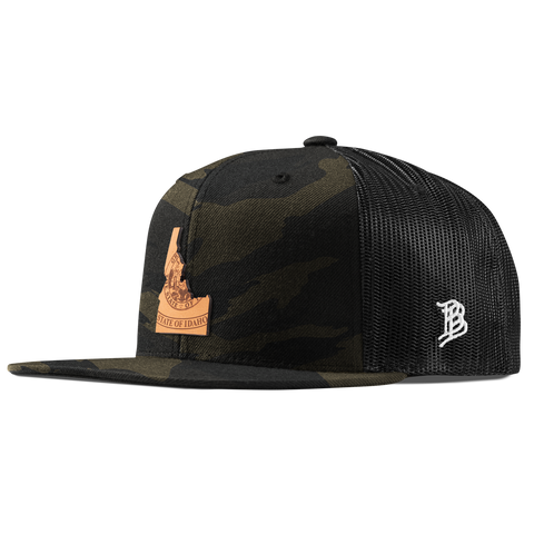 Idaho 43 Flat Trucker Midnight Camo