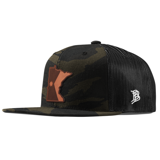 Minnesota 32 Flat Trucker Midnight Camo