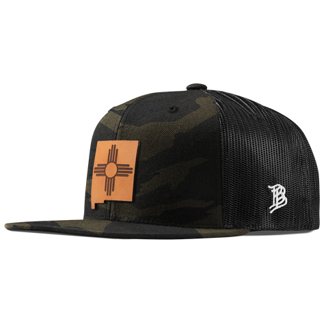 New Mexico 47 Flat Trucker Midnight Camo
