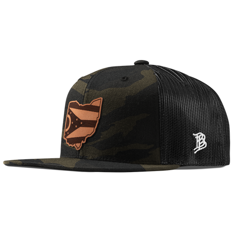 Ohio 17 Flat Trucker Midnight Camo