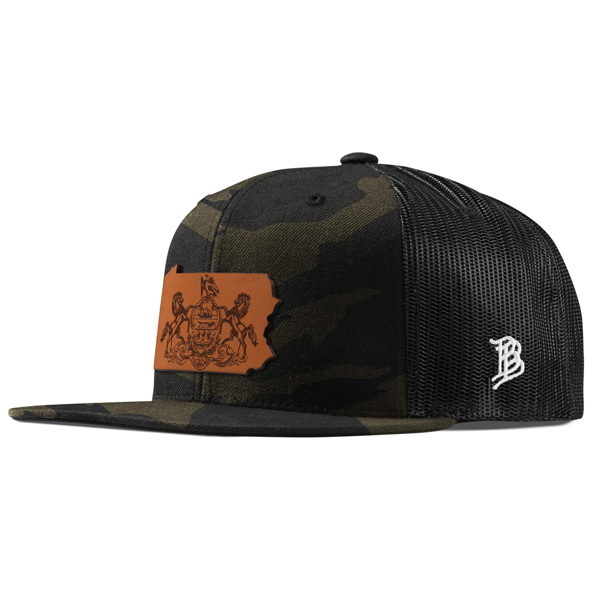 Pennsylvania 2 Flat Trucker Midnight Camo