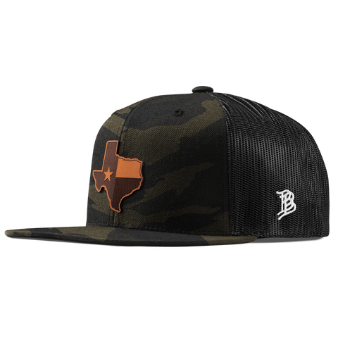 Texas 28 Flat Trucker Midnight Camo