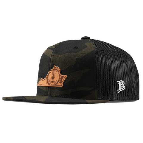 Virginia 10 Flat Trucker Midnight Camo
