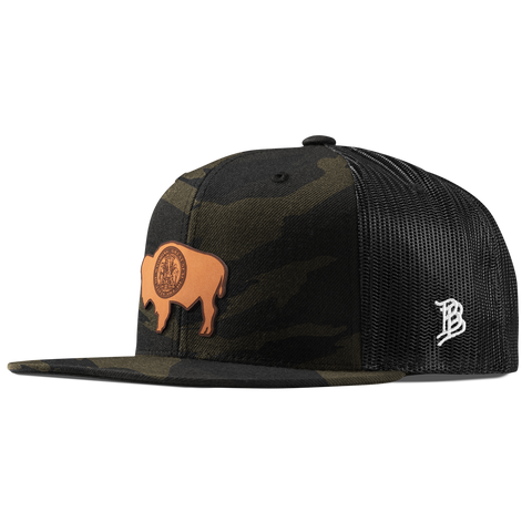 Wyoming 44 Flat Trucker Midnight Camo